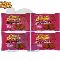 Chips Delight Brownies Topped With Chocolate Coating (4 X 124 G) Groceries