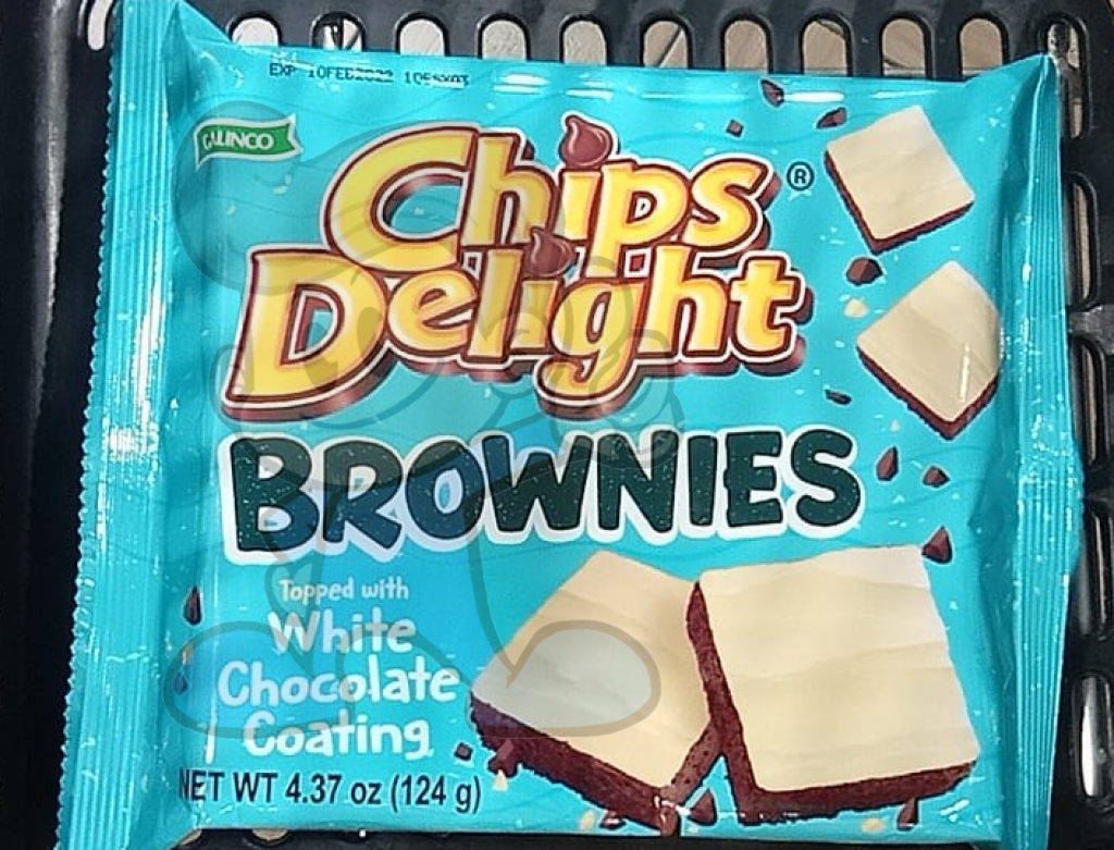 Chips Delight Brownies Topped With White Chocolate Coating (4 X 124 G) Groceries
