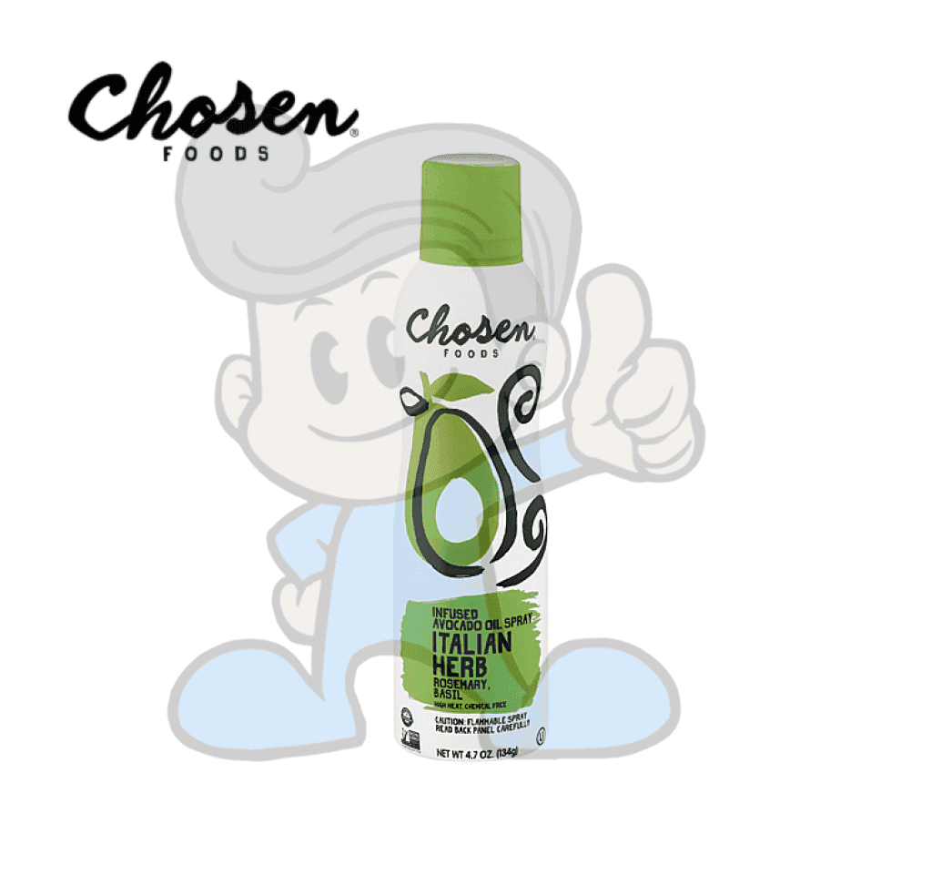 Chosen Foods Italian Herb Avocado Oil Spray 4.7 Oz Groceries
