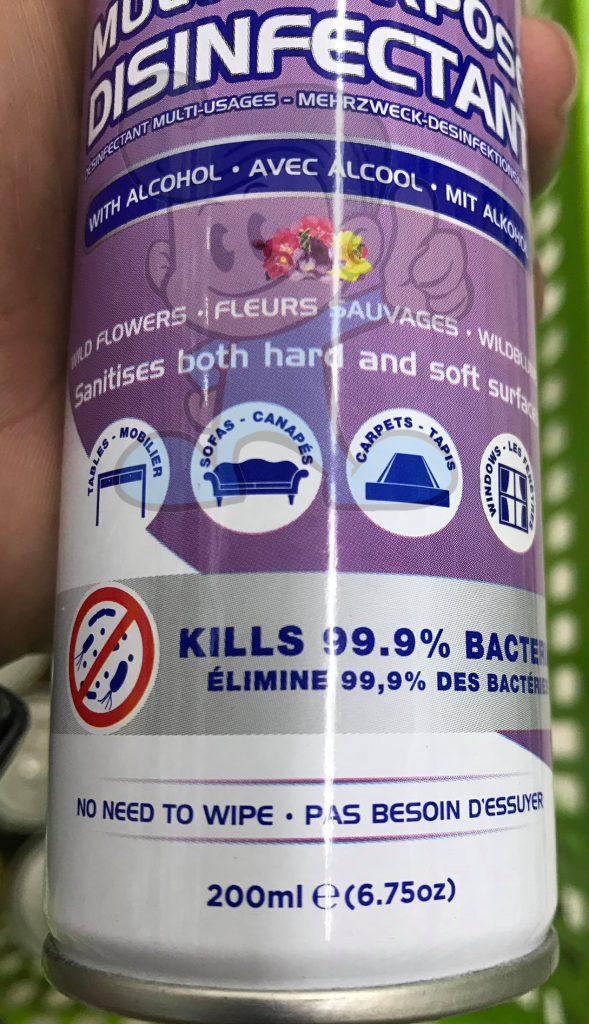Cif Multipurpose Disinfectant Spray Wild Flowers Scent (2 X 200 Ml) Household Supplies