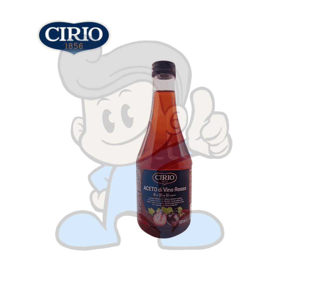 Cirio Aceto Di Vino Rosso Red Wine Vinegar 500Ml Groceries