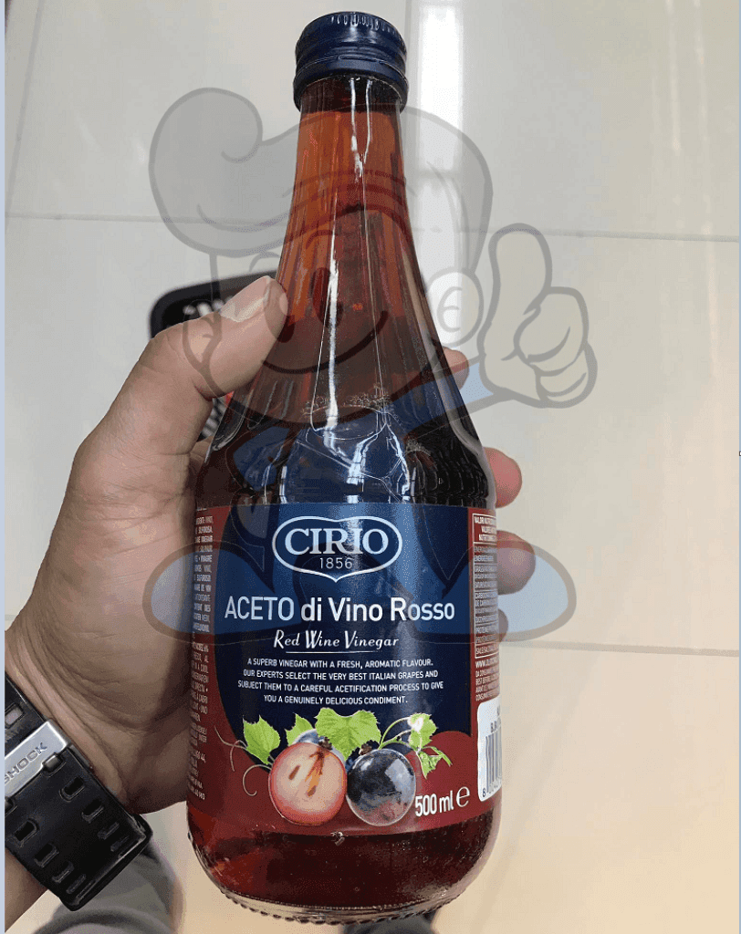 Cirio Aceto Di Vino Rosso Red Wine Vinegar 500Ml Groceries