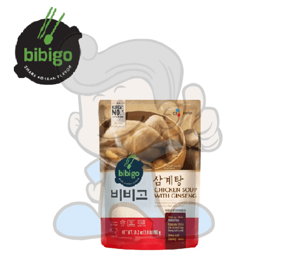 Cj Bibigo Ginseng Chicken Soup 800G Groceries