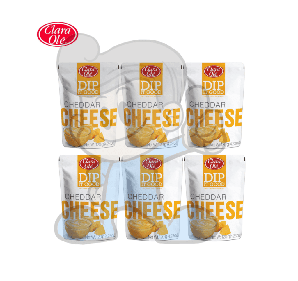 Clara Ole Dip It Good Cheddar Cheese (6 X 120G) Groceries