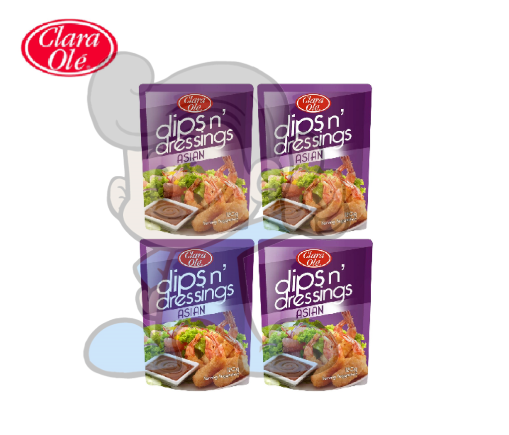 Clara Ole Dips N Dressings Asian (4 X 120 G) Groceries