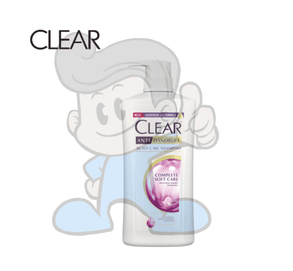 Clear Complete Soft Care Anti Dandruff Shampoo Fresh Sakura Fragrance For Flaky Scalp 650Ml Beauty