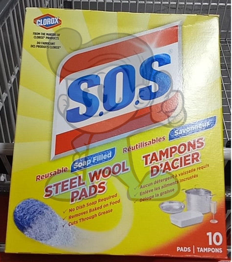 Clorox S.o.s Steel Wool Pads (2 X 10S) Household Supplies