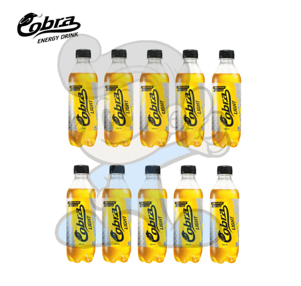 Cobra Light With Immuniplus+ Energy Drink (10 X 350Ml) Groceries