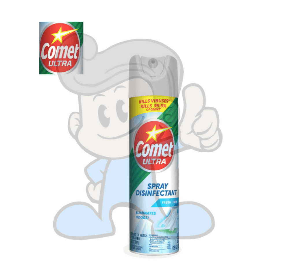 Comet Ultra Disinfectant Spray Fresh Linen Scent 19Oz. Household Supplies