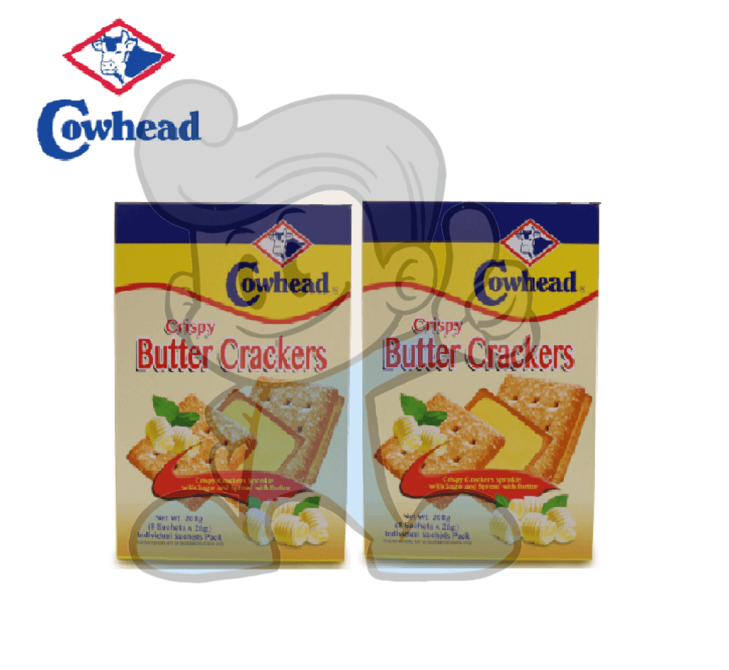 Cowhead Crispy Butter Crackers (2 X 208 G) Groceries