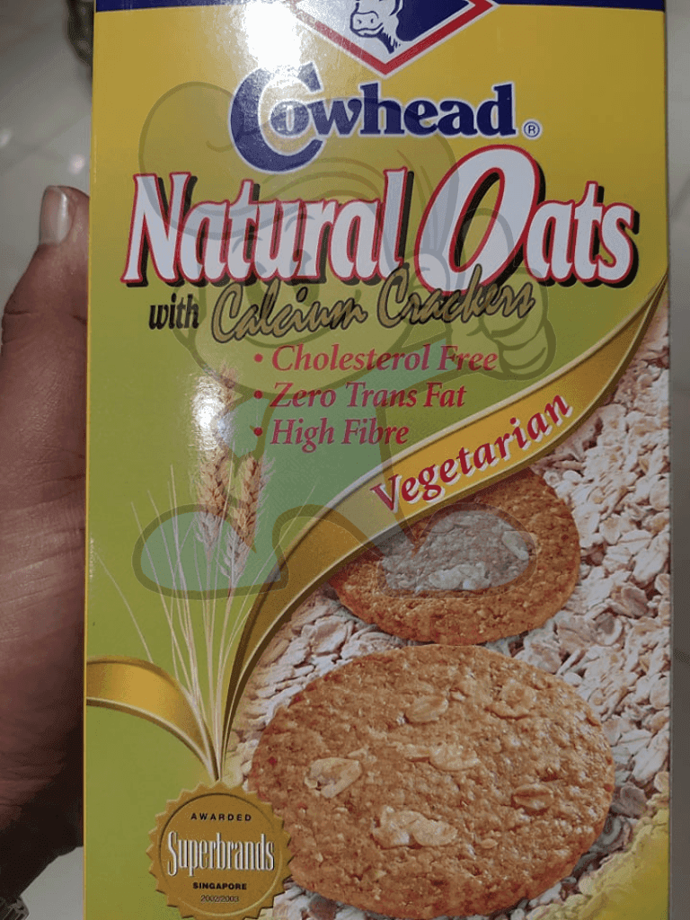 Cowhead Natural Oats With Calcium Crackers (3 X 178G) Groceries