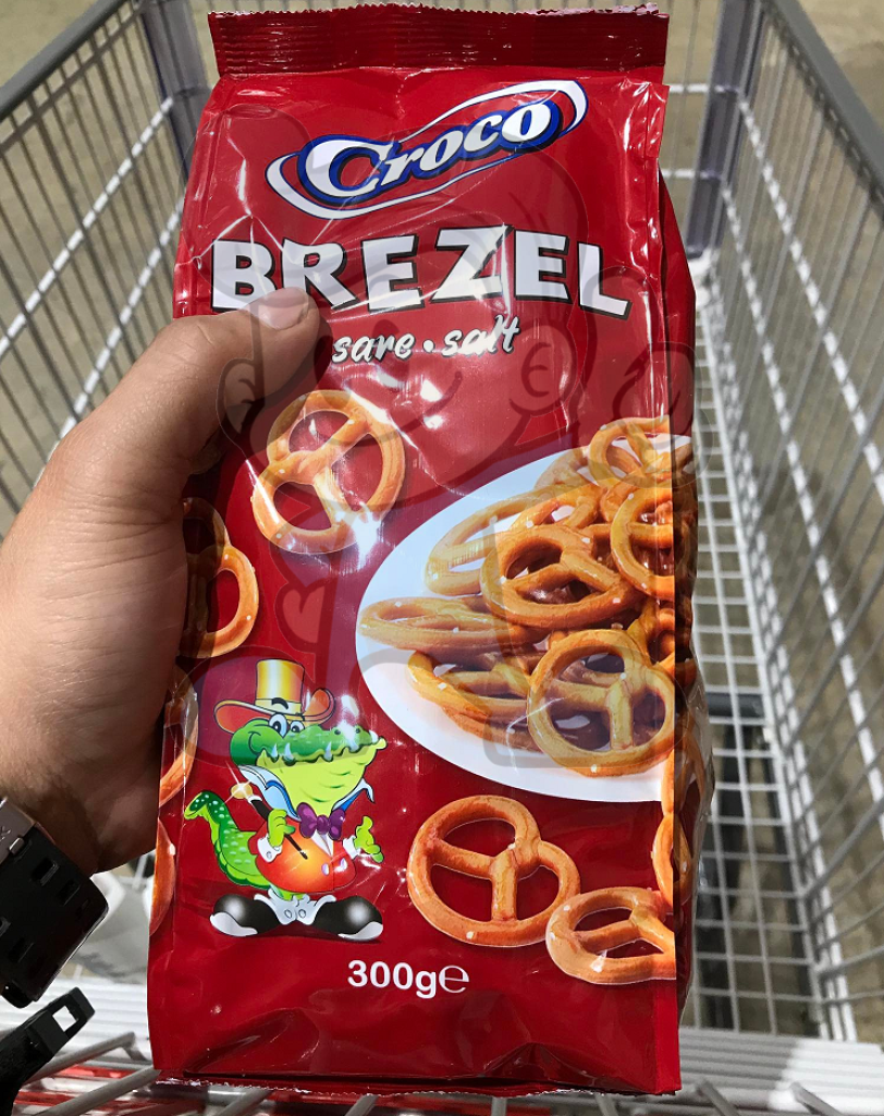 Croco Salted Brezel (3 X 300G) Groceries