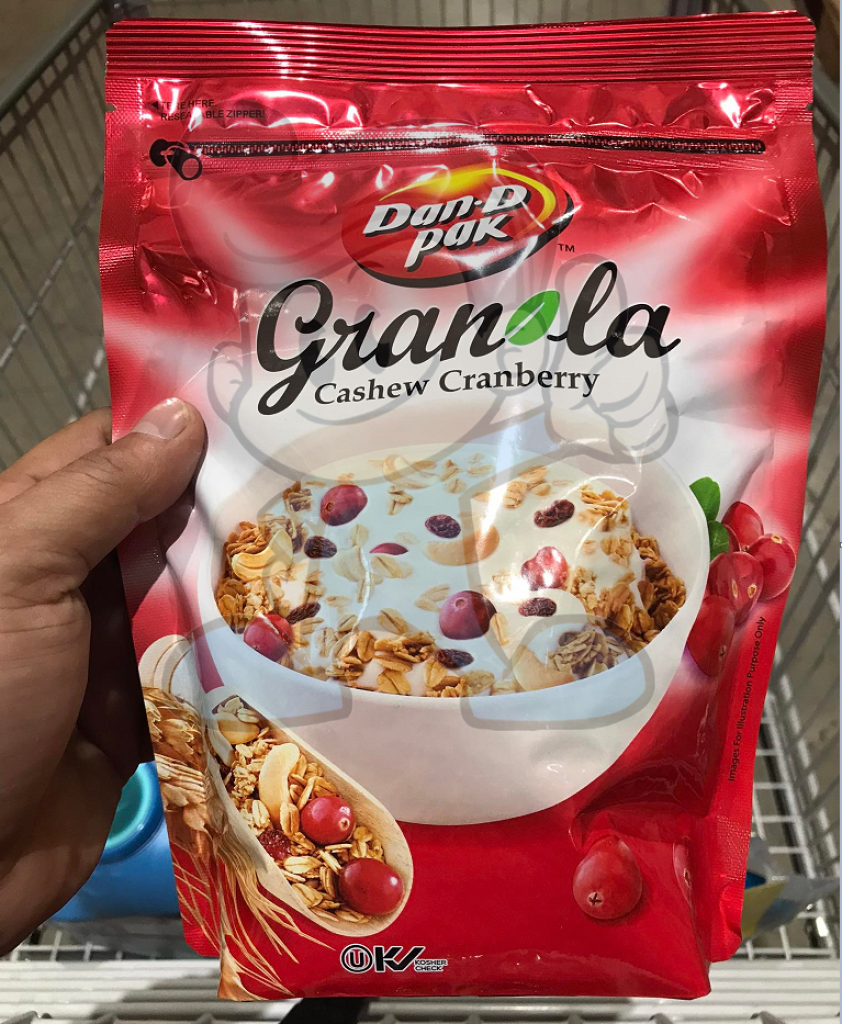 Dan-D Pak Granola Cashew Cranberry 350G Groceries