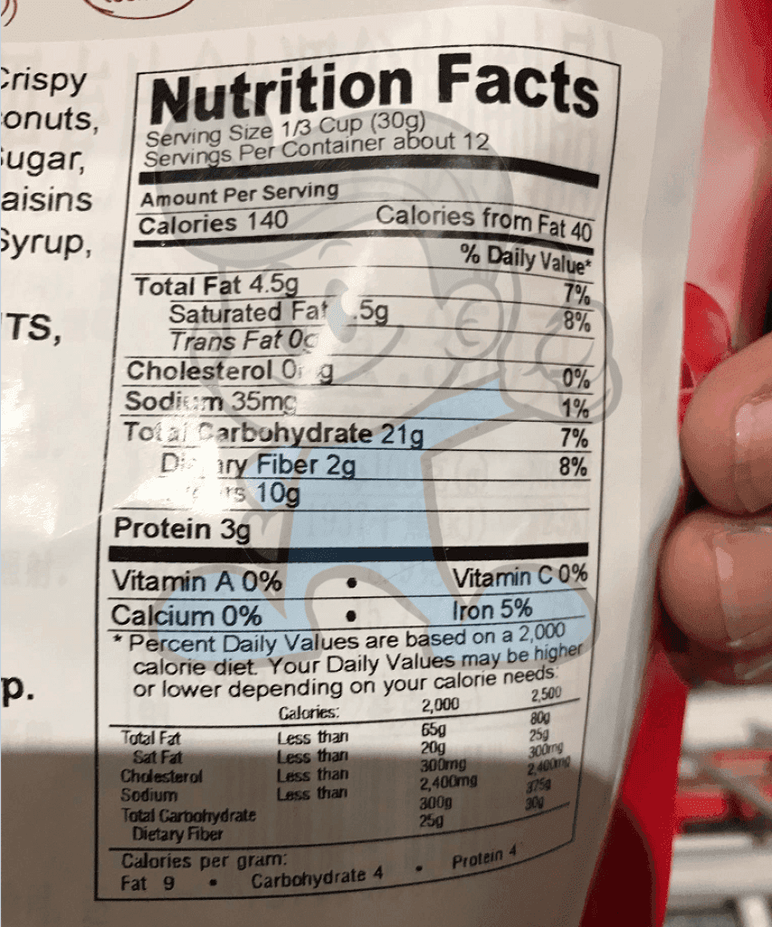 Dan-D Pak Granola Cashew Cranberry 350G Groceries