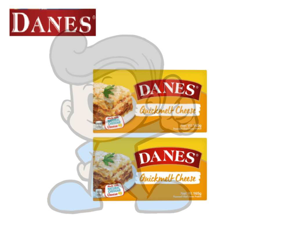 Danes Quickmelt Cheese (2 X 165 G) Groceries