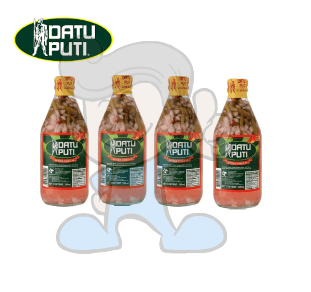 Datu Puti Spiced Vinegar (4 X 350Ml) Groceries