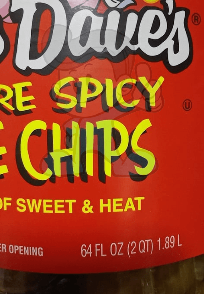 Famouse Dave's Signature Spicy Pickle Chips 1.89L