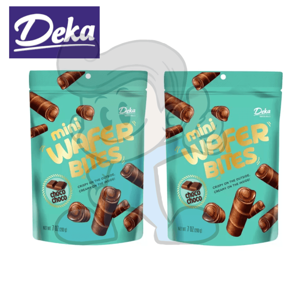 Deka Mini Wafer Bites Choco (2 X 200G) Groceries