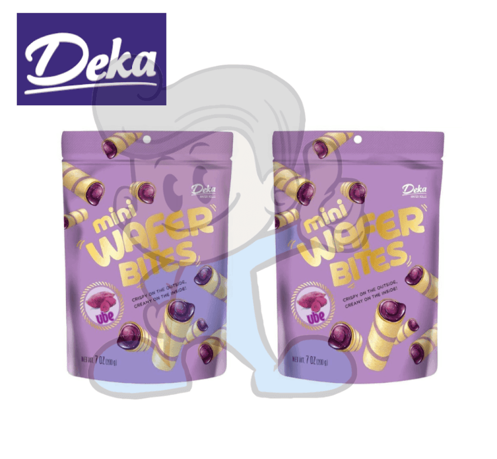 Deka Mini Wafer Bites Ube (2 X 200G) Groceries