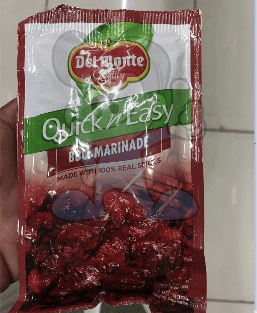 Del Monte Quick N Easy Bbq Marinade (12 X 80Ml) Groceries