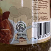 Del Monte Red Cane Vinegar (4 X 490Ml) Groceries