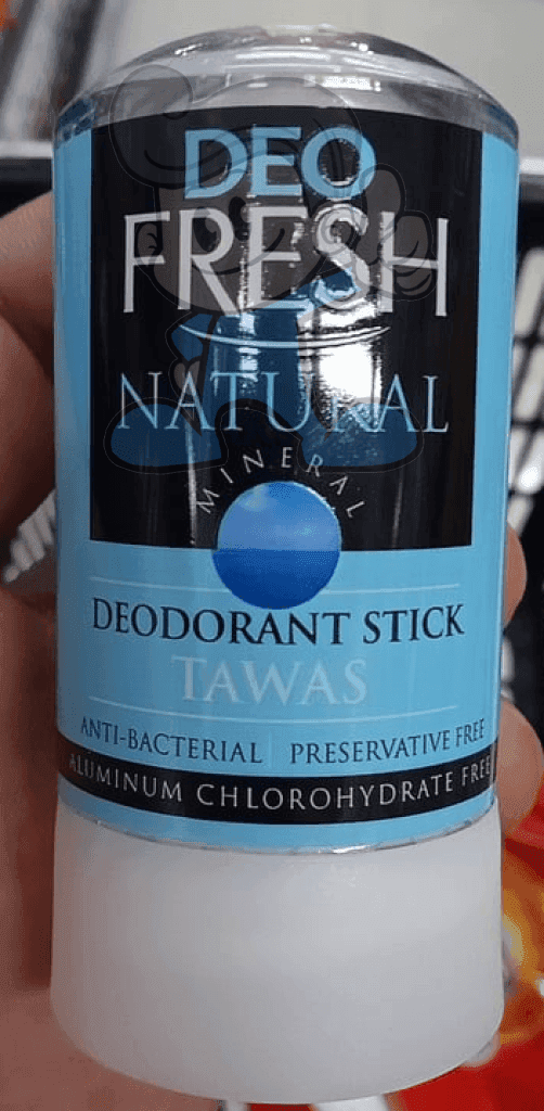 Deo Fresh Natural Mineral Deodorant Stick Tawas (2 X 60G) Beauty