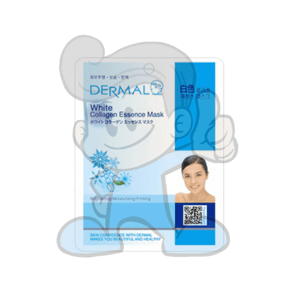Dermal White Collagen Essence Mask 4 Packs Beauty
