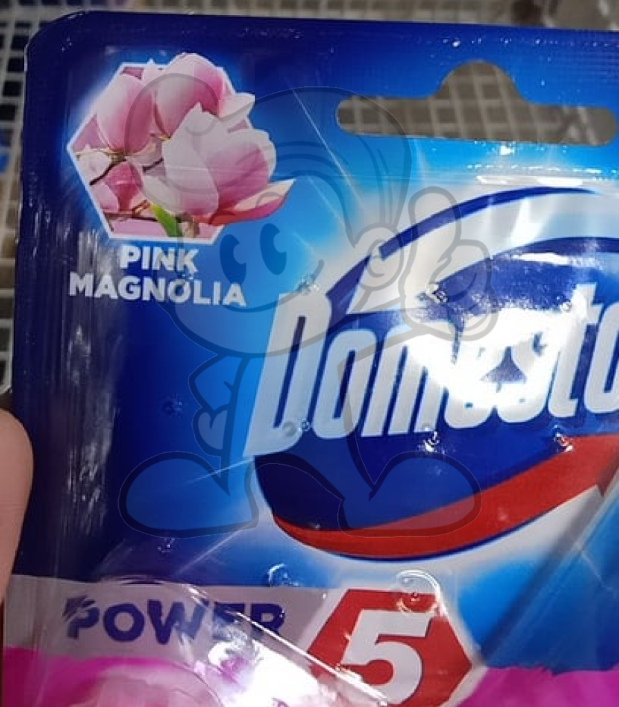 Domestos Rim Block Pink Magnolia (2 X 55 G) Household Supplies