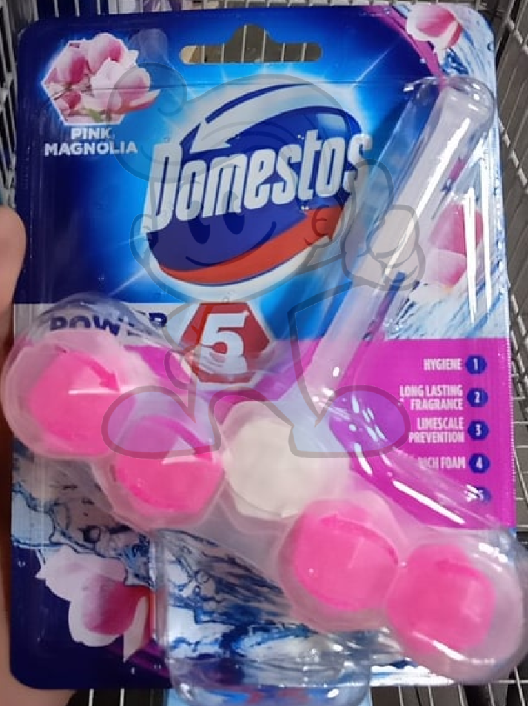 Domestos Rim Block Pink Magnolia (2 X 55 G) Household Supplies
