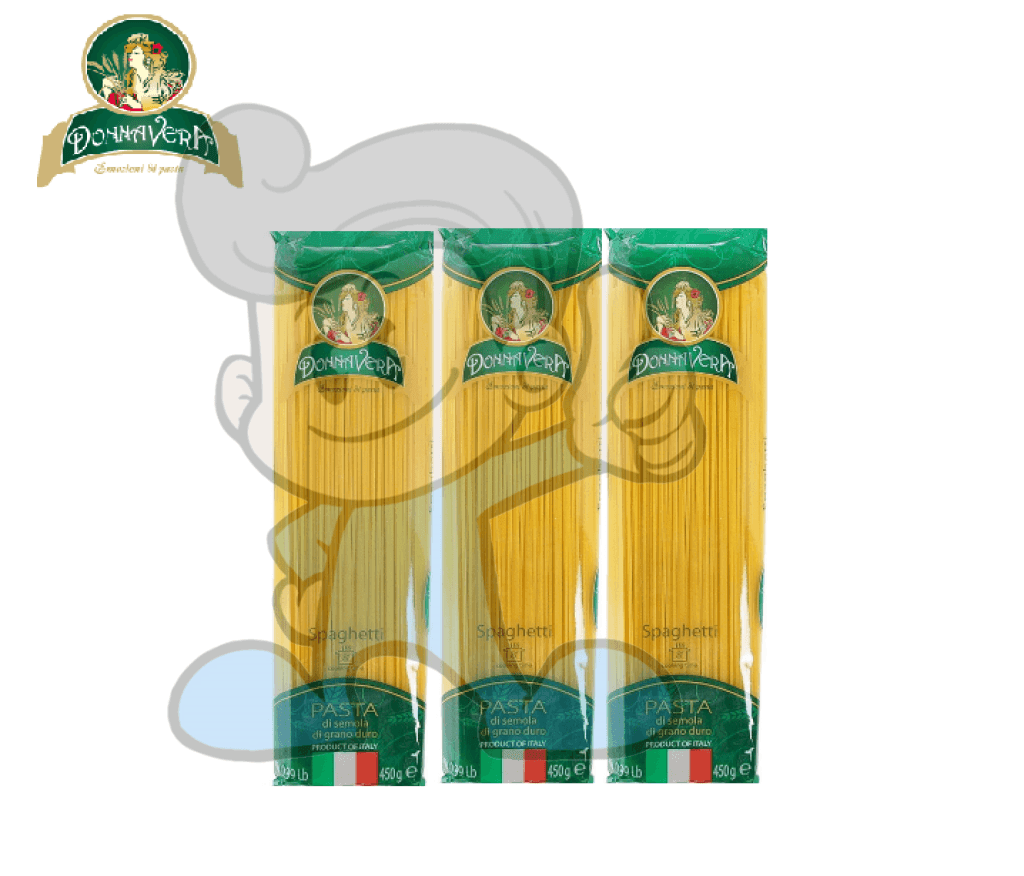Donna Vera Spaghetti Pasta (3 X 450 G) Groceries