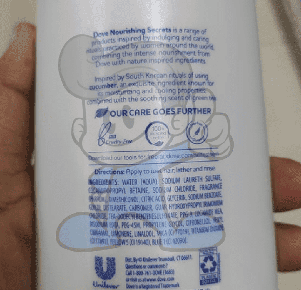 Dove Nutritive Solutions Shampoo Cool Moisture 20.4 Fl. Oz. Beauty