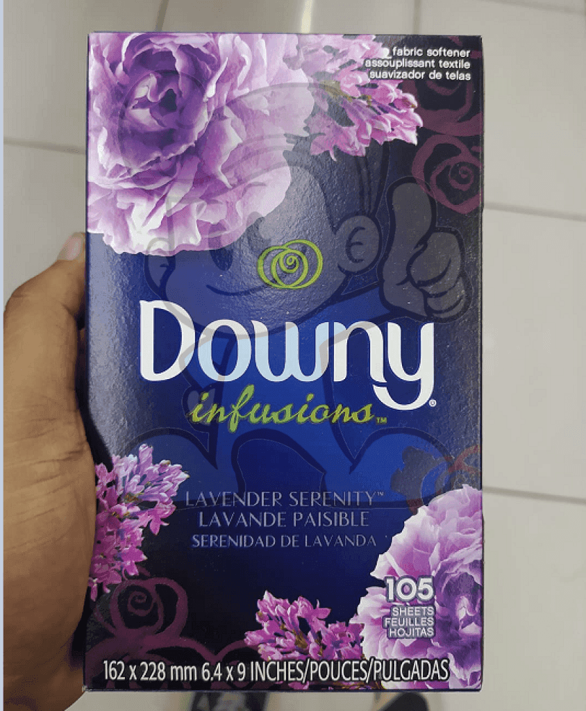 Downy Sheet Infusions Lavender Serenity 105 Sheets Household Supplies