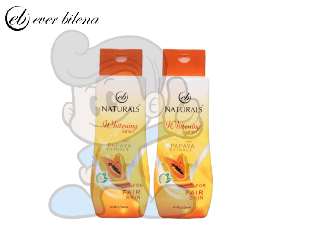 Eb Naturals Whitening Lotion With Papaya Extract (2 X 200 Ml) Beauty