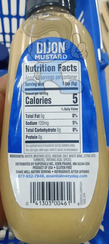 Essential Everyday Dijon Mustard (2 X 340 G) Groceries