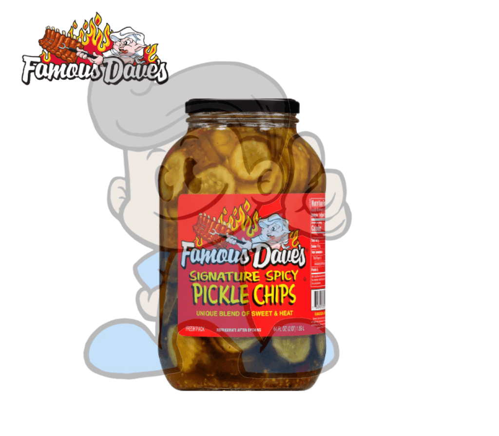 Famouse Dave's Signature Spicy Pickle Chips 1.89L Groceries