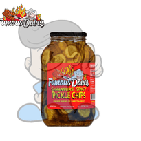 Famouse Dave's Signature Spicy Pickle Chips 1.89L Groceries