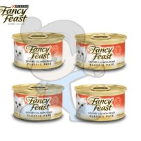Fancy Feast Wet Cat Food Savory Salmon Pate (4 X 85G) Pet Supplies
