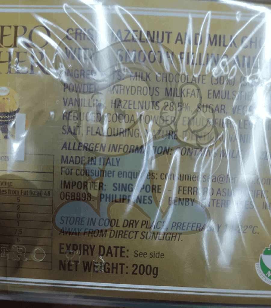 Ferrero Rocher Chocolate 200G Groceries