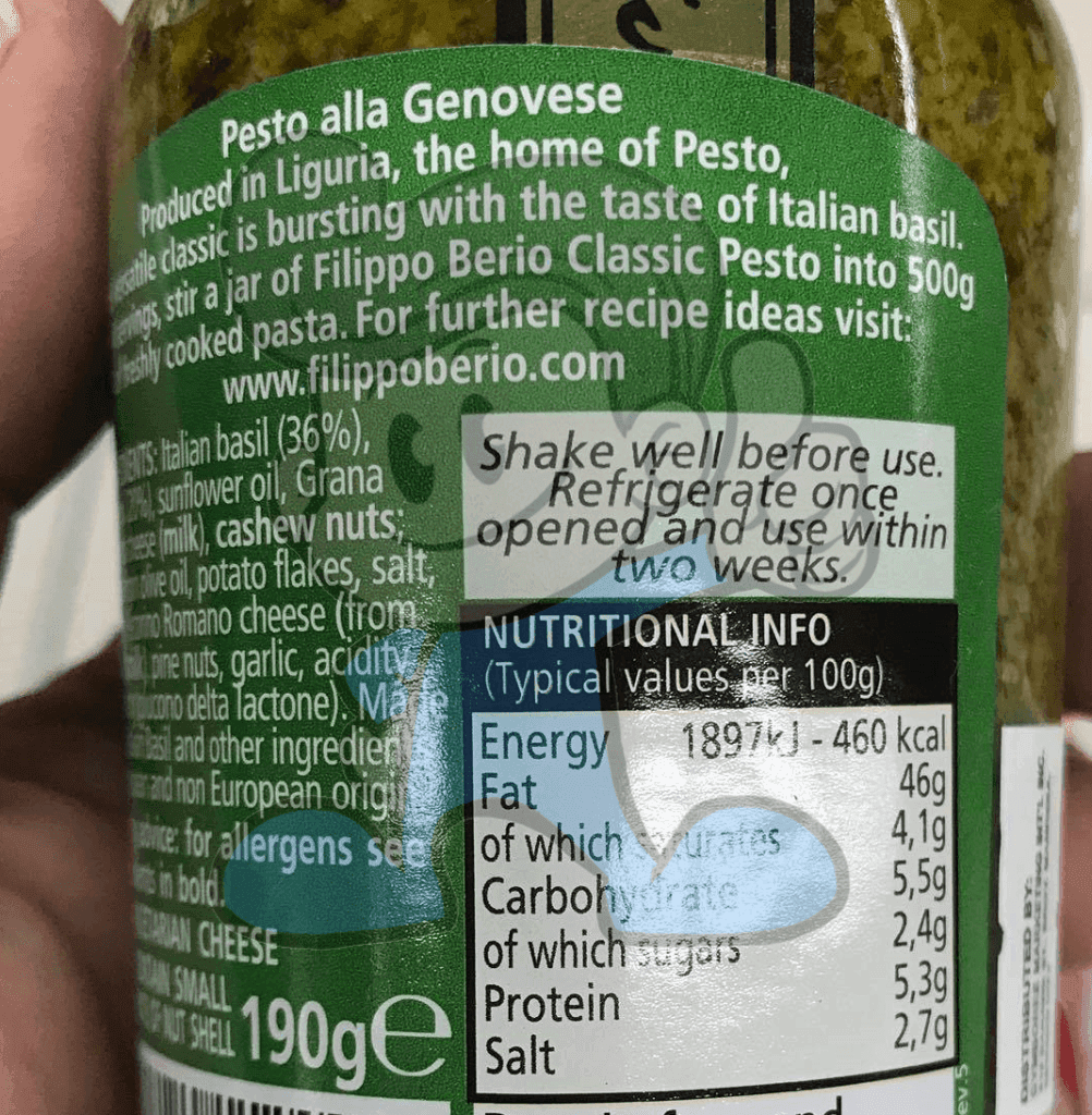 Filippo Berio Classic Pesto (2 X 190 G) Groceries