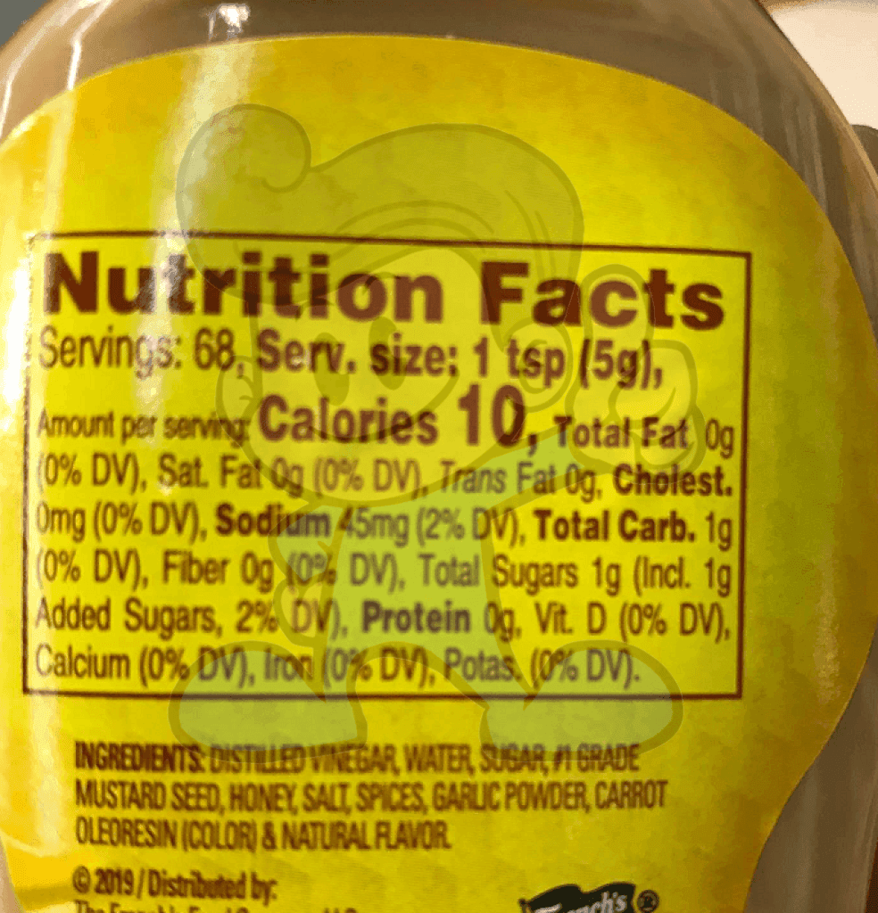 Frenchs Honey Mustard 12 Oz Groceries