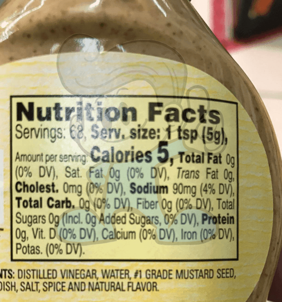 Frenchs Horseradish Mustard 12 Oz Groceries