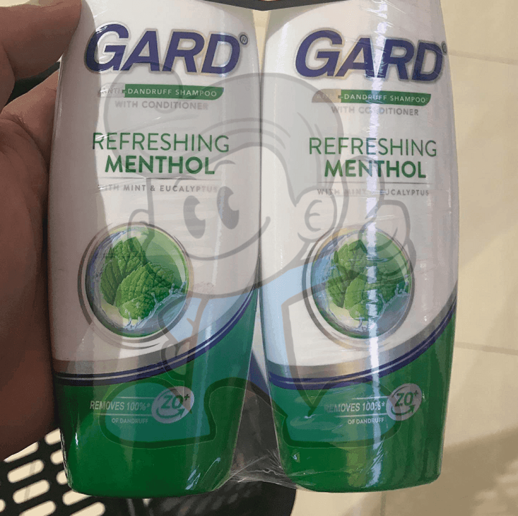 Gard Anti-Dandruff Refreshing Menthol Shampoo (2 X 180Ml) Beauty