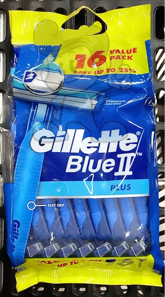 Gillette Blue Ii Plus Razor 16S Beauty