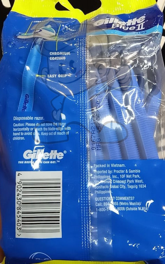 Gillette Blue Ii Plus Razor 16S Beauty
