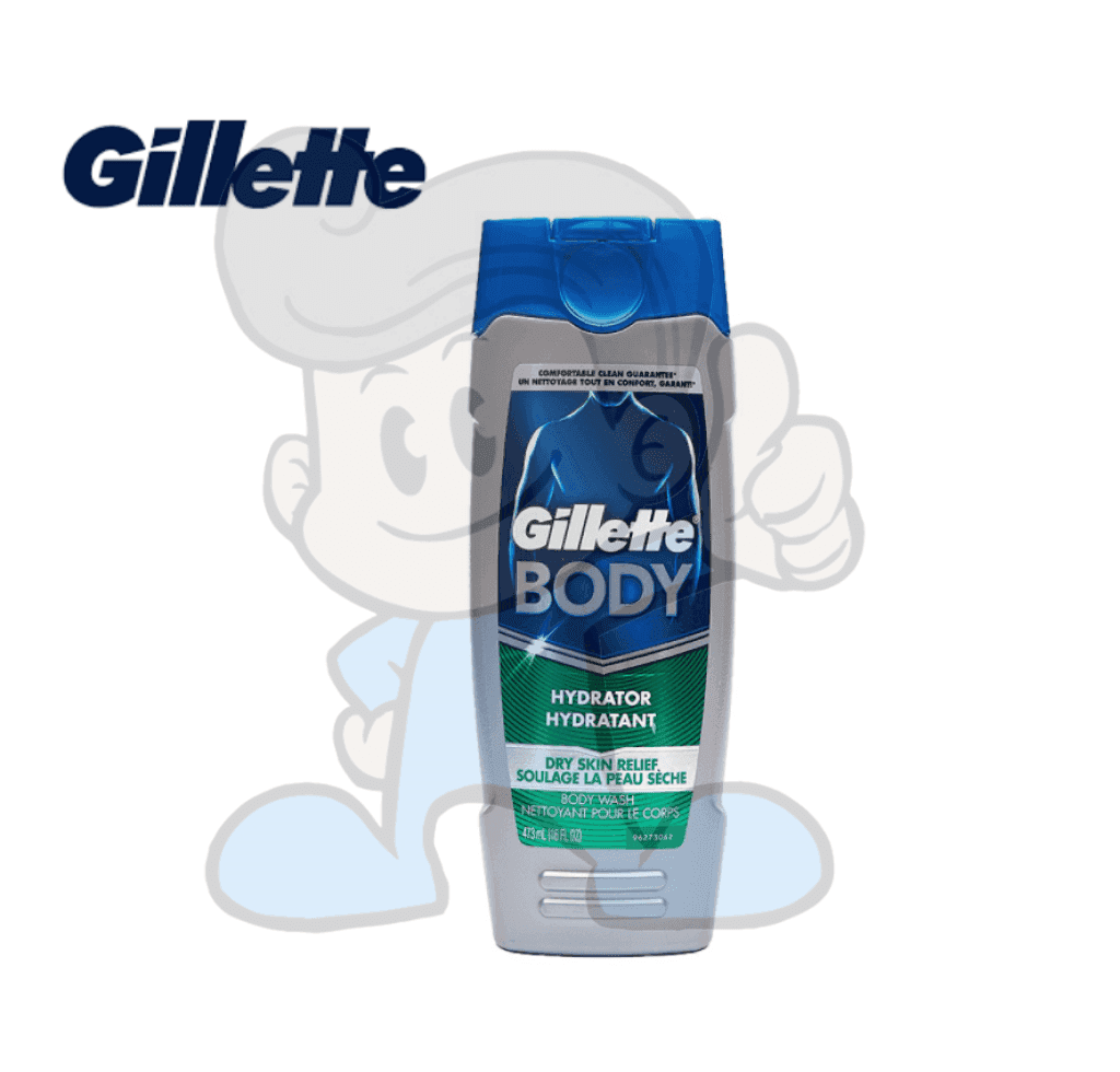Gillette Body Hydrator Hydratant Wash 16Fl.oz. Beauty
