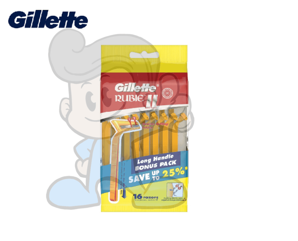 Gillette Rubie Ii Razor 16S Beauty
