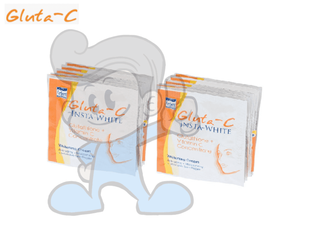 Gluta-C Insta White Whitening Facial Cream (2 X 12S) Beauty