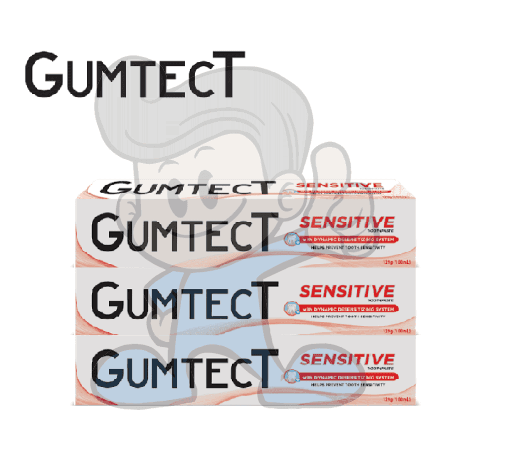 Gumtect Sensitive Toothpaste (3 X 129 G) Beauty