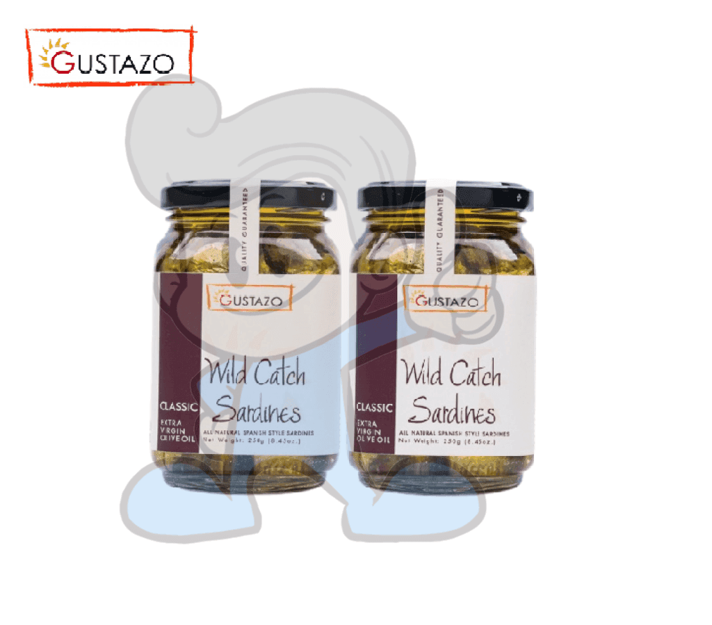Gustazo Wild Catch Sardines In Classic Extra Virgin Olive Oil (2 X 250 G) Groceries
