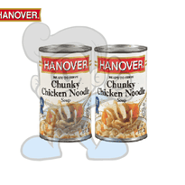 Hanover Ready To Serve Chunky Chicken Noodle Soup (2 X 425 G) Groceries